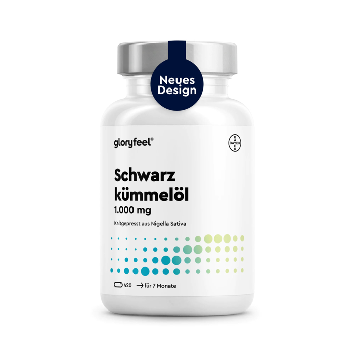 gloryfeel Schwarzk&uuml;mmel&ouml;l Kapseln