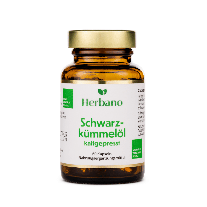 Herbano Schwarzk&uuml;mmel&ouml;l Kapseln